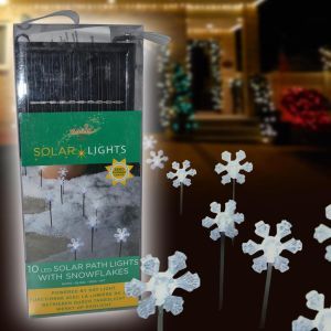 Lampes solaires flocons