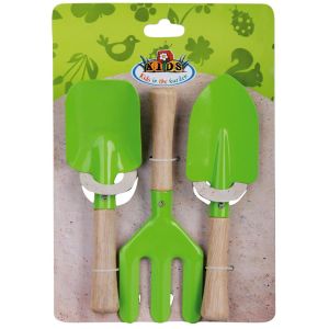 Set de jardinage enfants 3pc vert