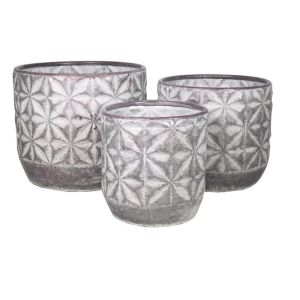 Pots Dakar set métal x 3