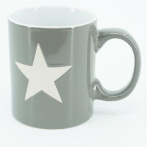 Boltze -Tasse étoilée gris foncé
