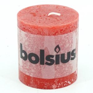 Bougie Bolsius rouge
