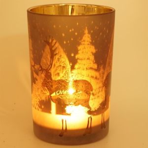 Photophore Renne bronze
