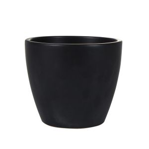 Pot Sven noir 16 cm