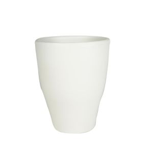 Pot Sven long blanc 14 cm