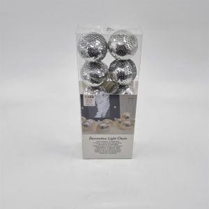 Chaîne lumineuse décorative argent