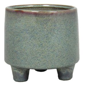 Pot sur pieds bleu 11 cm