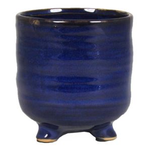 Pot Togo sur pieds bleu