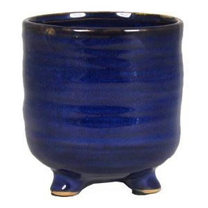 Pot Togo sur pieds bleu 16 cm
