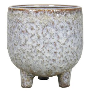 Pot Living sur pied gris 15 cm