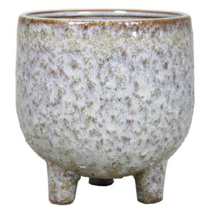 Pot Living sur pied gris 18 cm