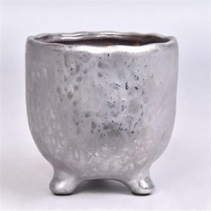 Pot St Tropez gris mate 11 cm