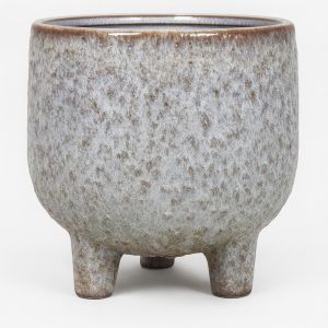 15.343 Pot op voet sierra living grijs 18.5 cm Studio